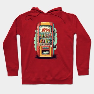 Cartoon Vending Machine Retro style Hoodie